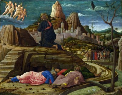 De doodsangst in de tuin door Andrea Mantegna